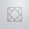 Ekena Millwork Medium Hudson Decorative Fretwork Wood Wall Panels, Hickory, 15 3/8"W x 15 3/8"H x 3/8"T WALW16X16X0375HSNHI - alternate 2
